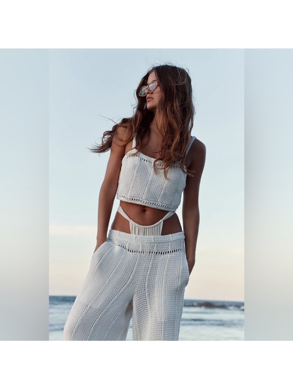 NWT Free People Stanza Fauchet Sweater set - Picture 3 of 4